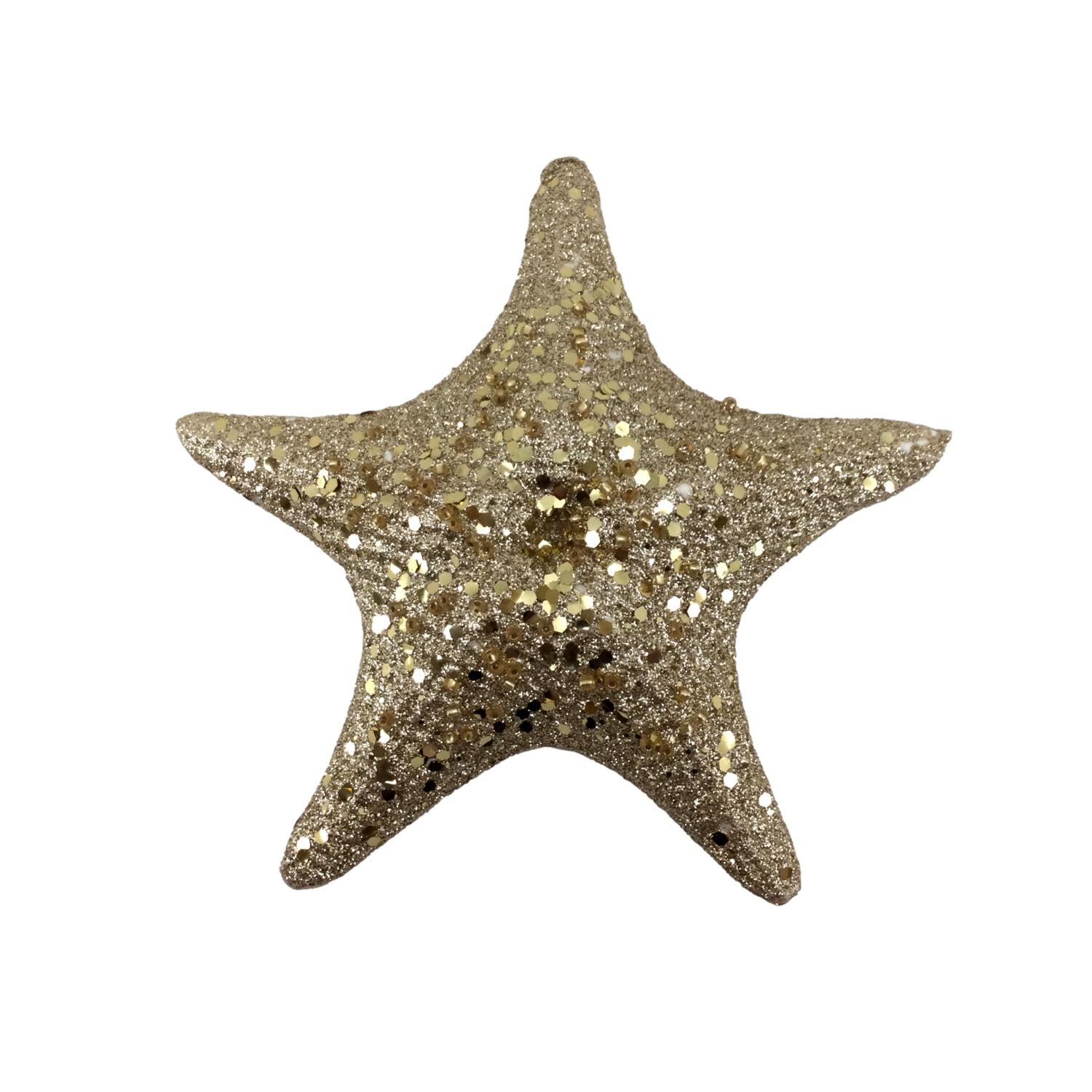 16cm Champagne Starfish - Seasonal Decor