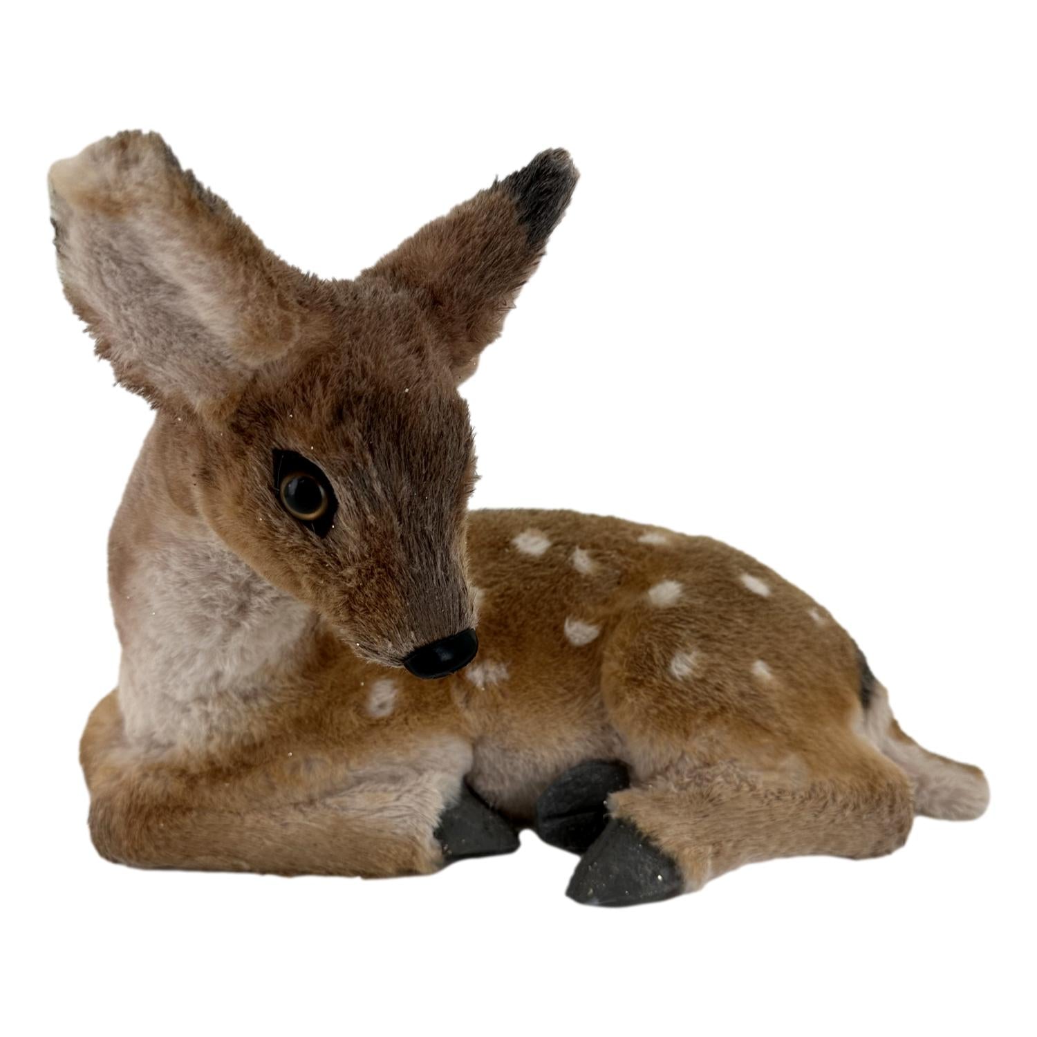27cm Sitting Deer - Seasonal Decor