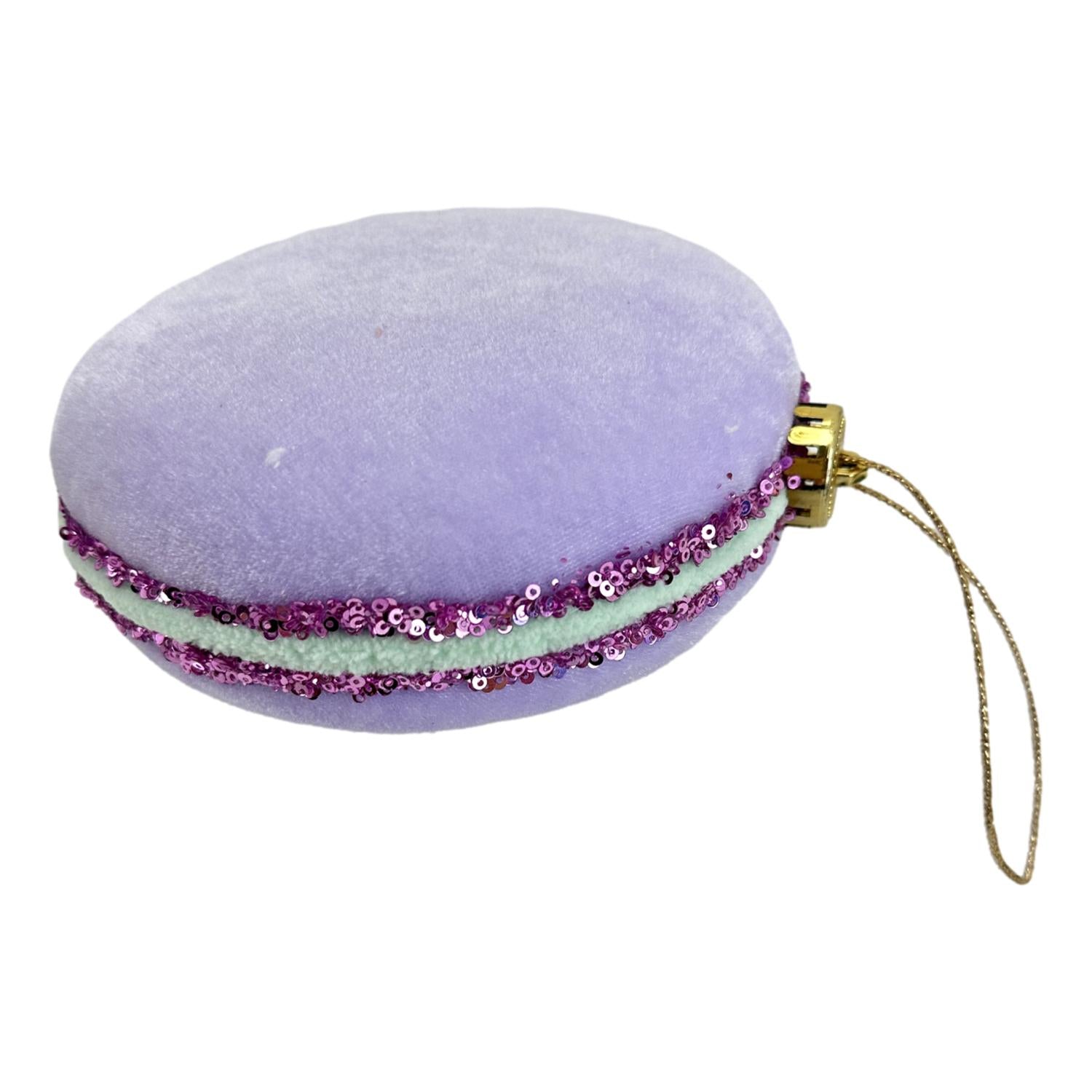 15cm D Mauve Macaron Hanging - Seasonal Decor