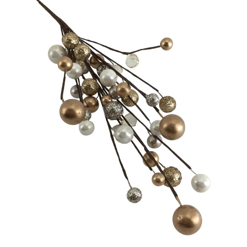 Gold Bauble Spray - Seasonal Decor