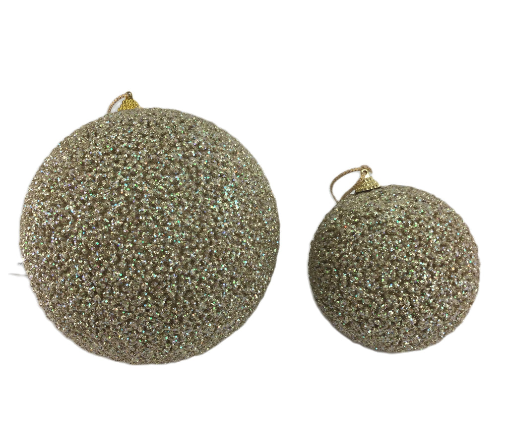 Gold Medium Glitter Ball