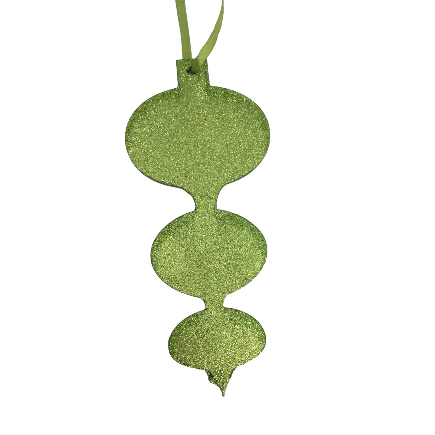 Green Finial Ornament - Seasonal Decor