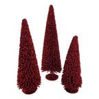 50cm Red Brush Tree - Seasonal Decor