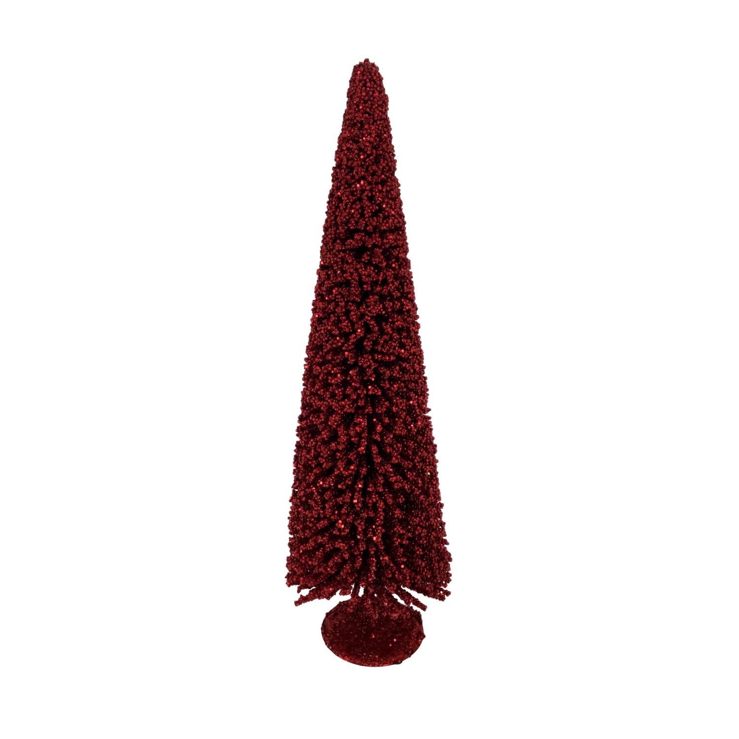 60cm Red Brush Tree - Seasonal Decor