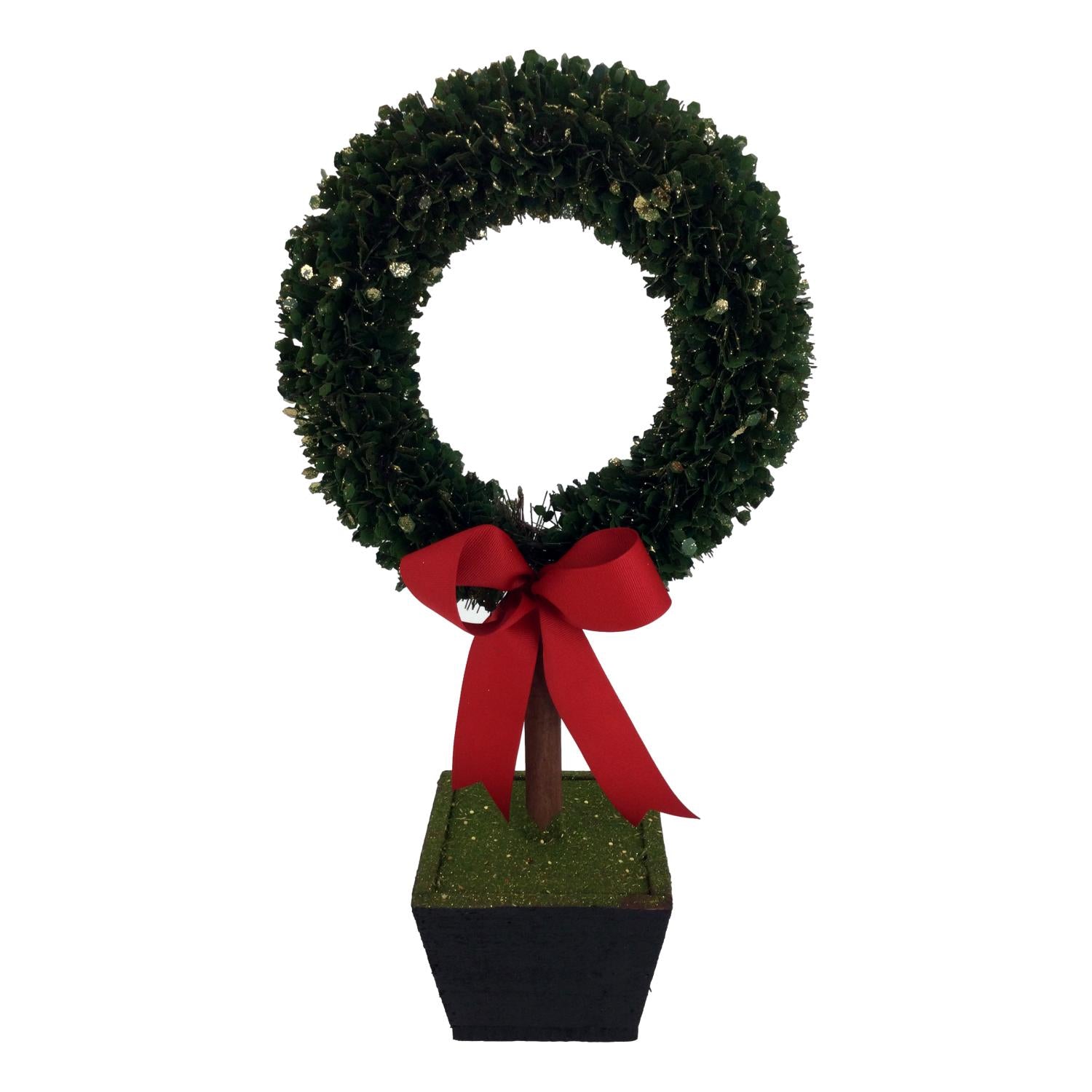 43cm Topairy Wreath - Seasonal Decor