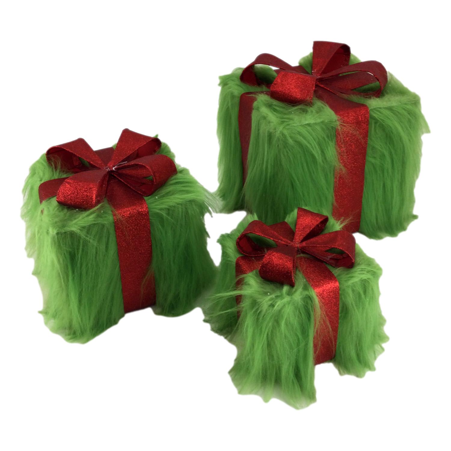 3Pc Grinchmas Gift Box - Seasonal Decor