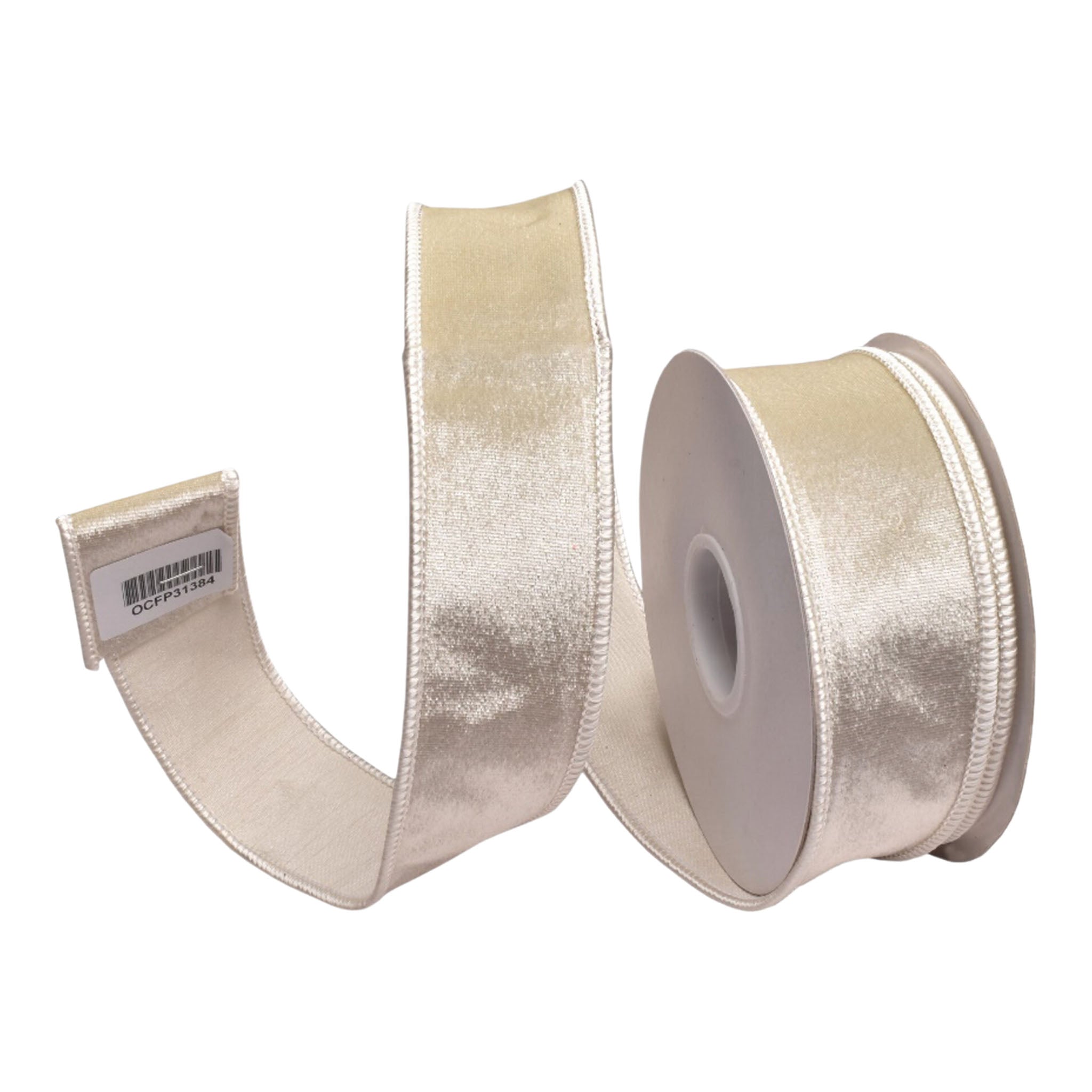 38mm Champagne Ribbon - Seasonal Decor