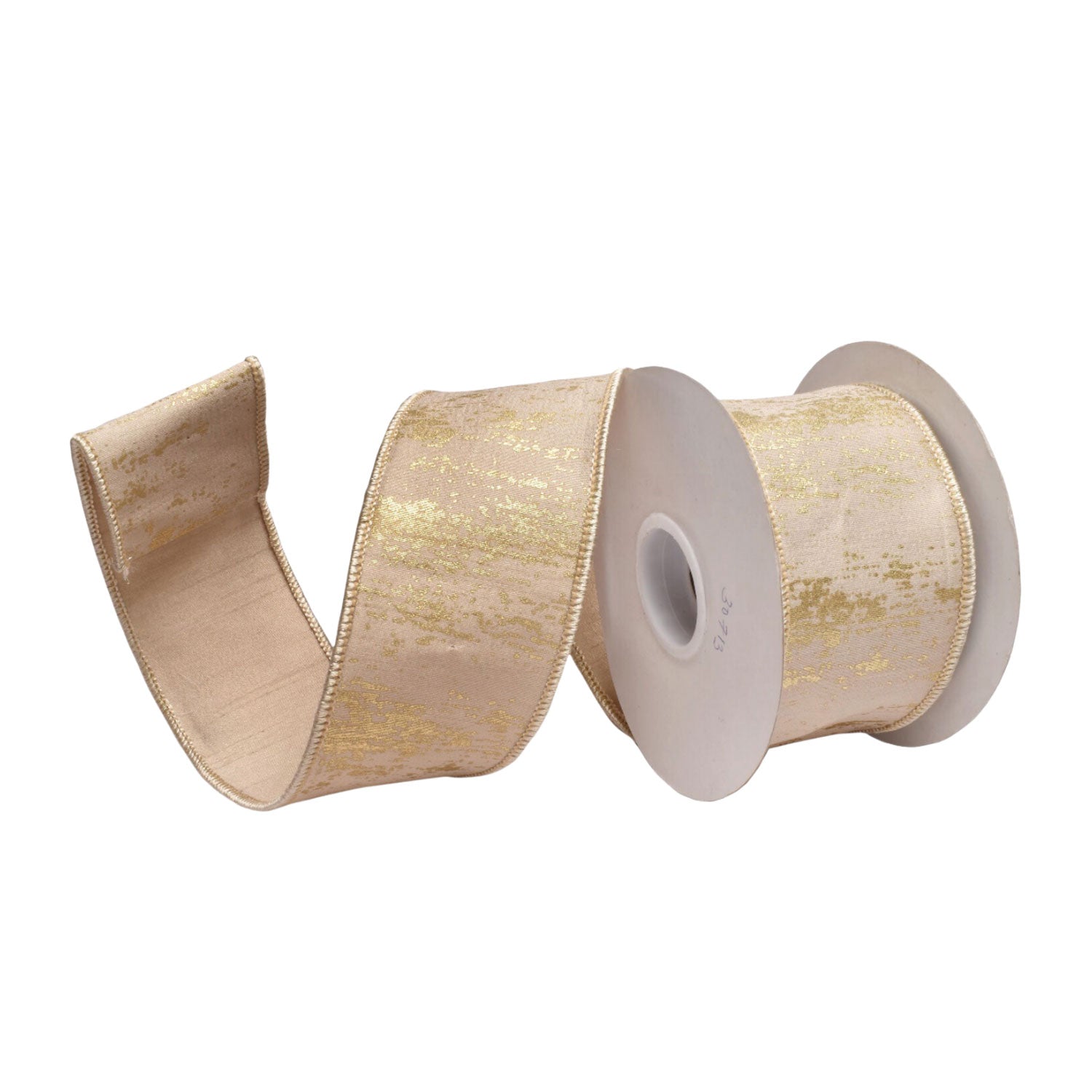 64mm Natural Fleck Ribbon - Seasonal Decor