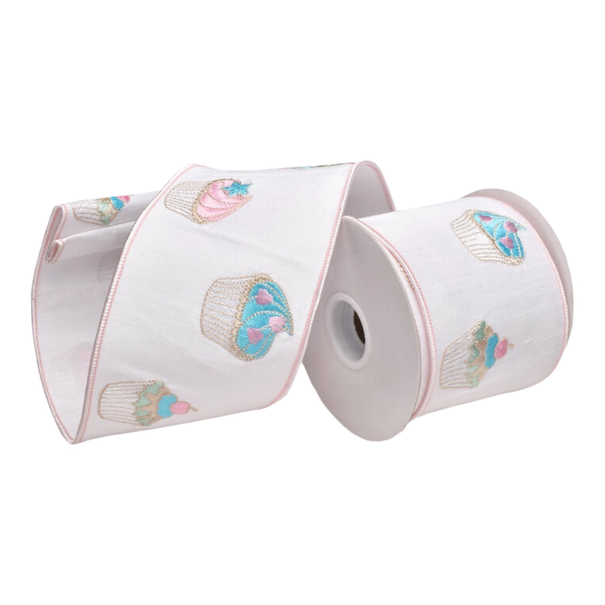 5Yd 100mm Pastel Cupcake Ribbon - Seasonal Decor