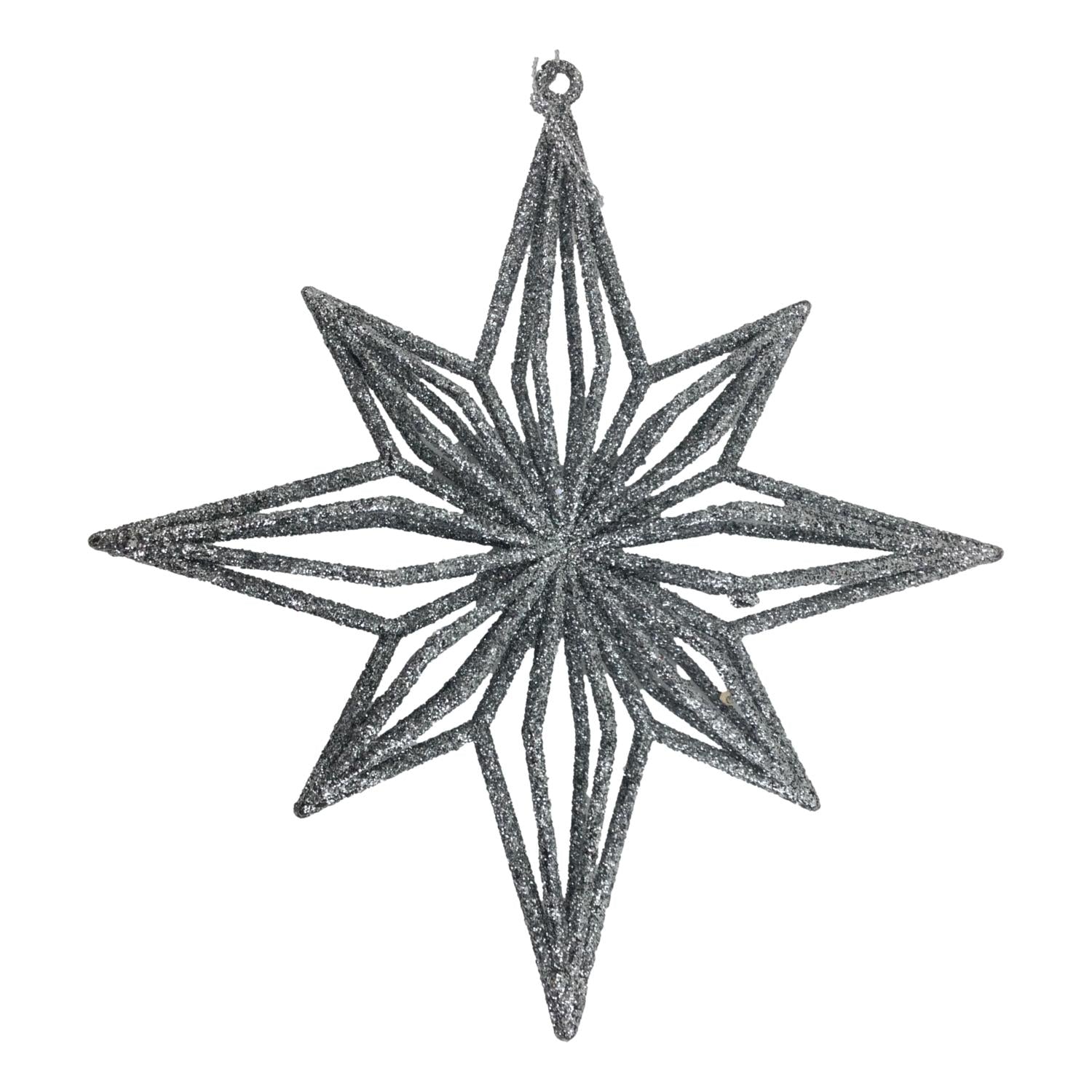 Silver Starburst Hanging - Seasonal Decor
