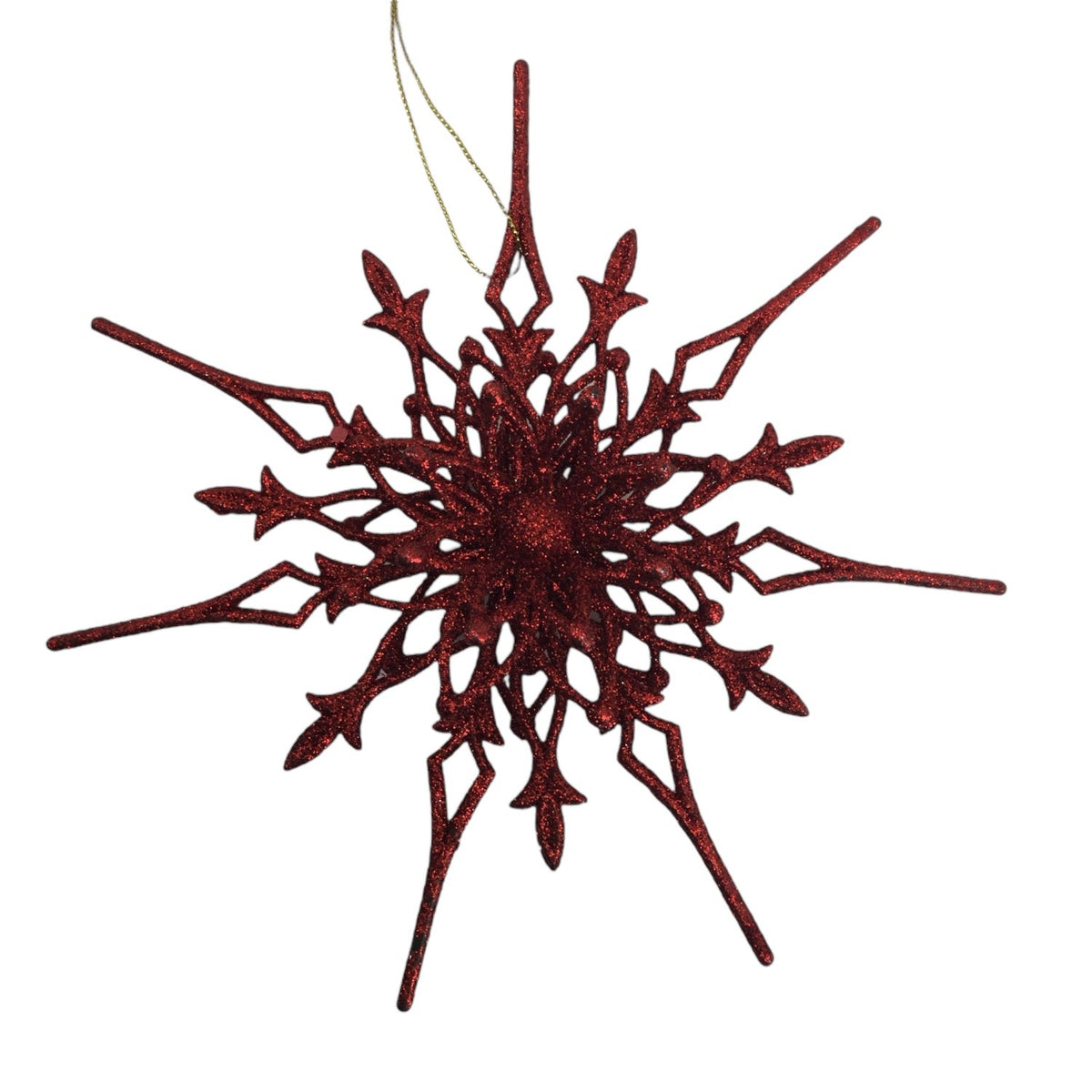 Red Multi Starburst Hanging - Seasonal Decor