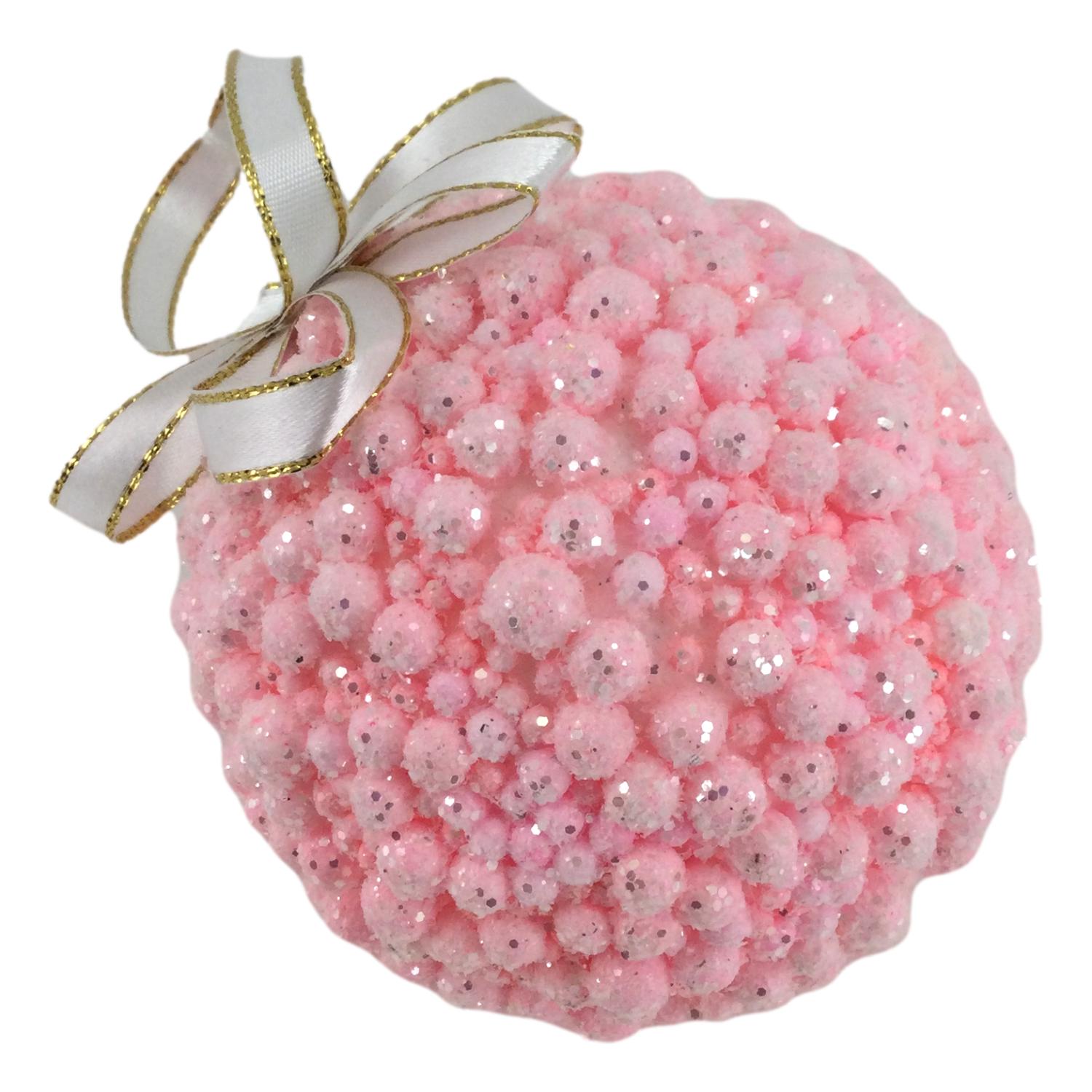 Pink Ball Hanging - Seasonal Decor