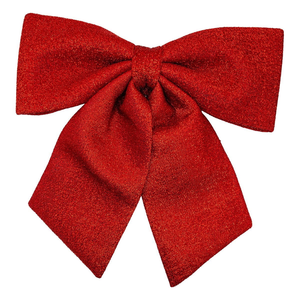 Red Glitter Bow Hanging - Seasonal Decor