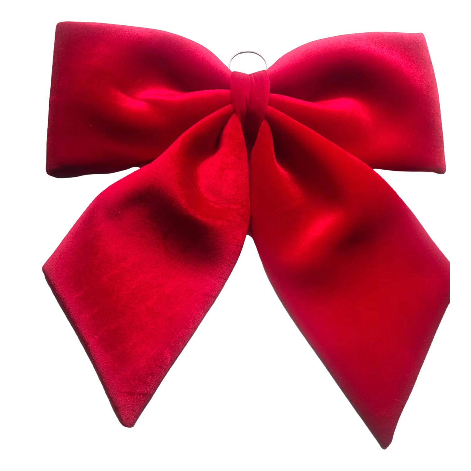 Red Velvet Bow - Seasonal Decor
