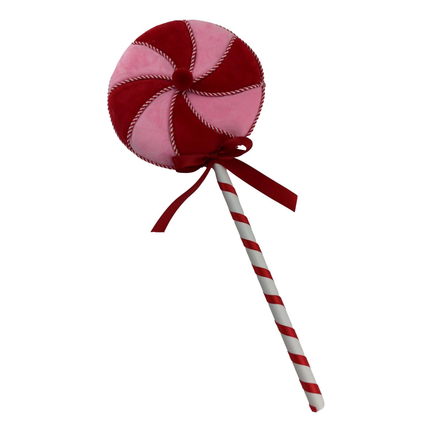 20cm Pink Red Lollypop - Seasonal Decor