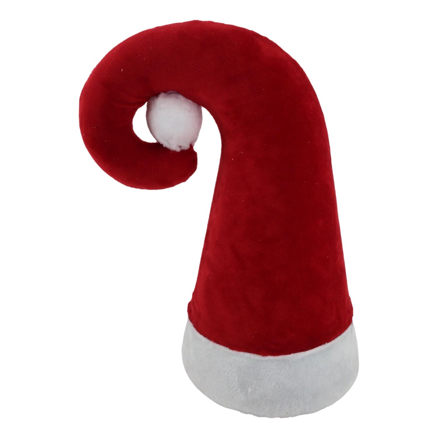 Red White Christmas Hat - Seasonal Decor