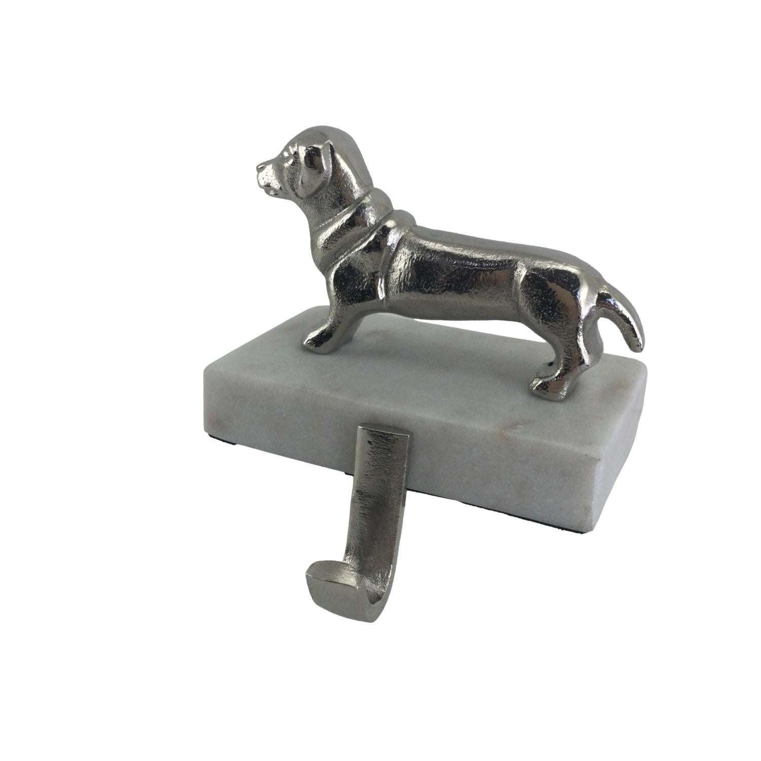 Silver Dog S/H - Seasonal Decor