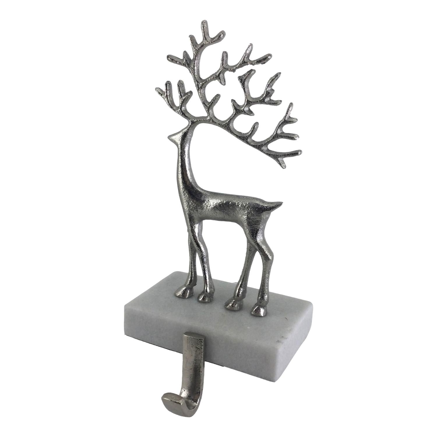 Silver Stand Reindeer S/H - Seasonal Decor