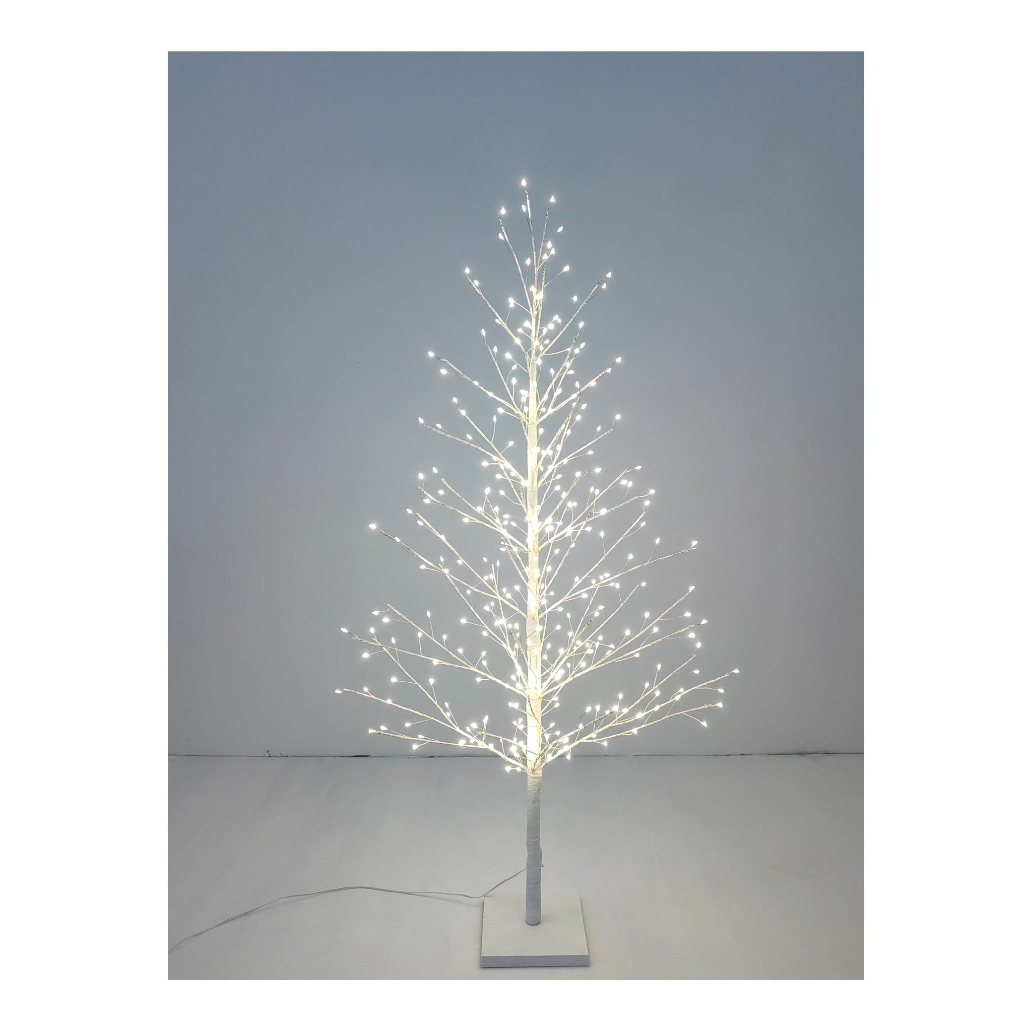 120cm Led White Tree - Seasonal Decor