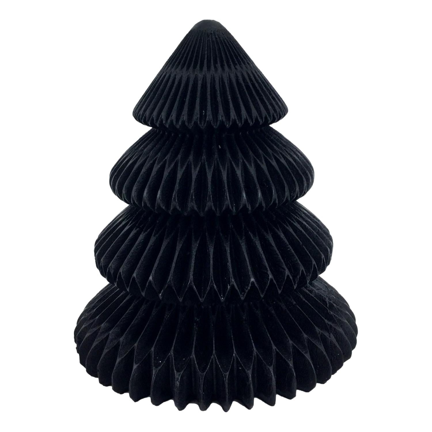 20cm Black Xmas Tree - Seasonal Decor