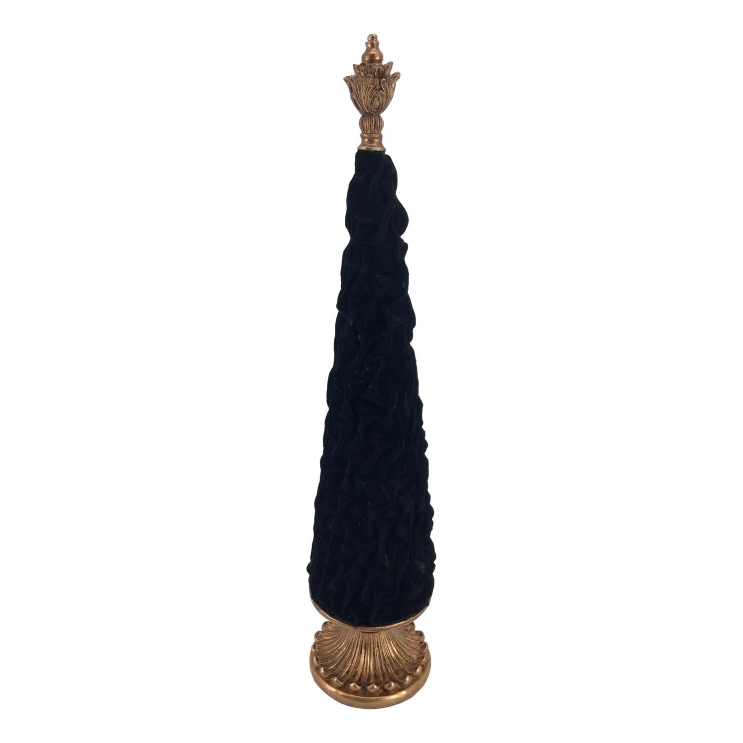 Black Flocked Tree - Seasonal Decor