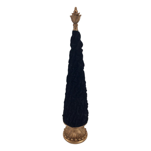 Black Flocked Tree - Seasonal Decor