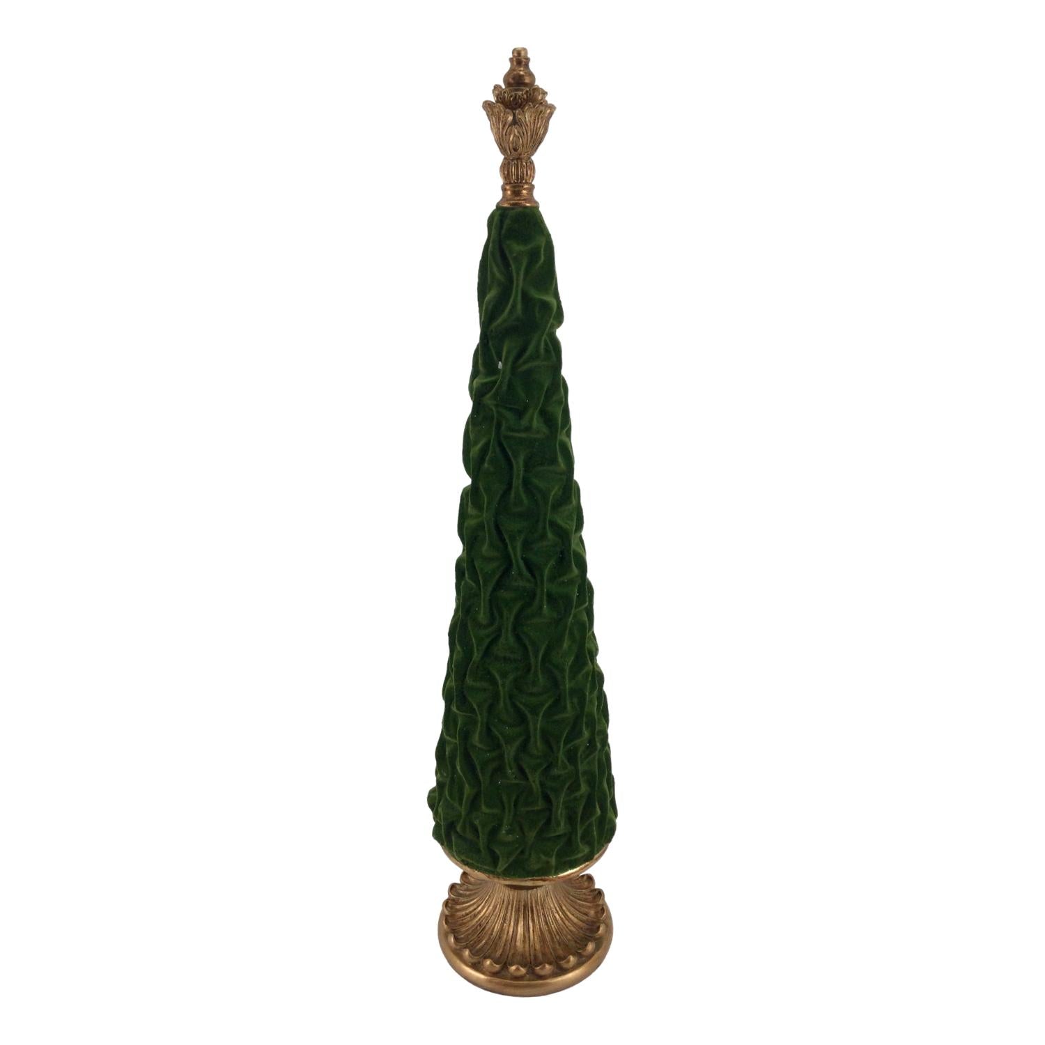 Green Flocked Tree - Seasonal Decor
