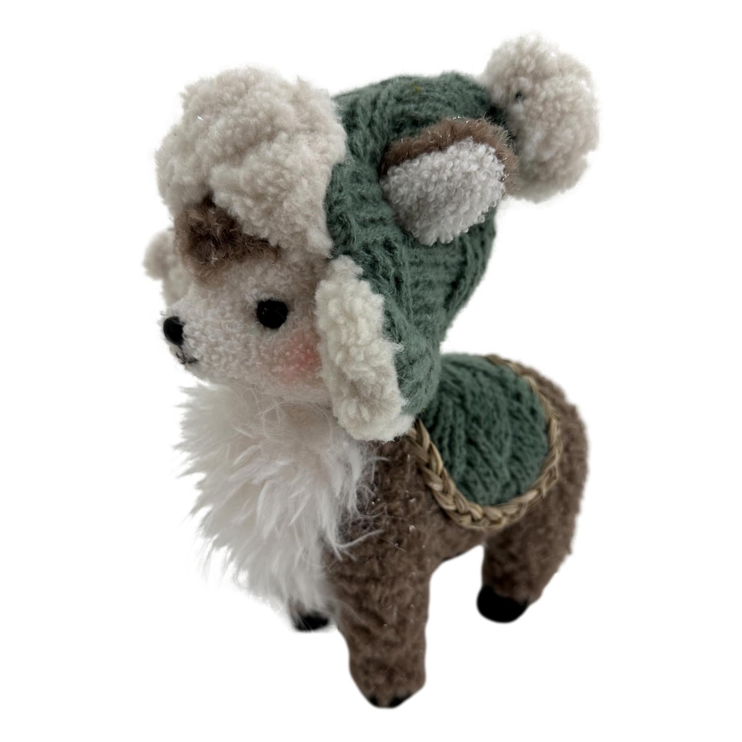 Sm Llama Sage Natural - Seasonal Decor