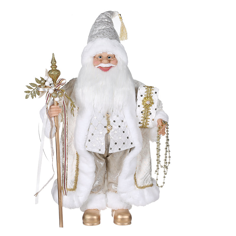 45cm Gold Santa Gifts - Seasonal Decor