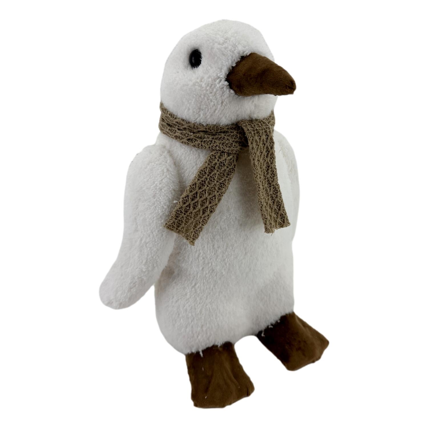 36cm White Standing Penguin - Seasonal Decor