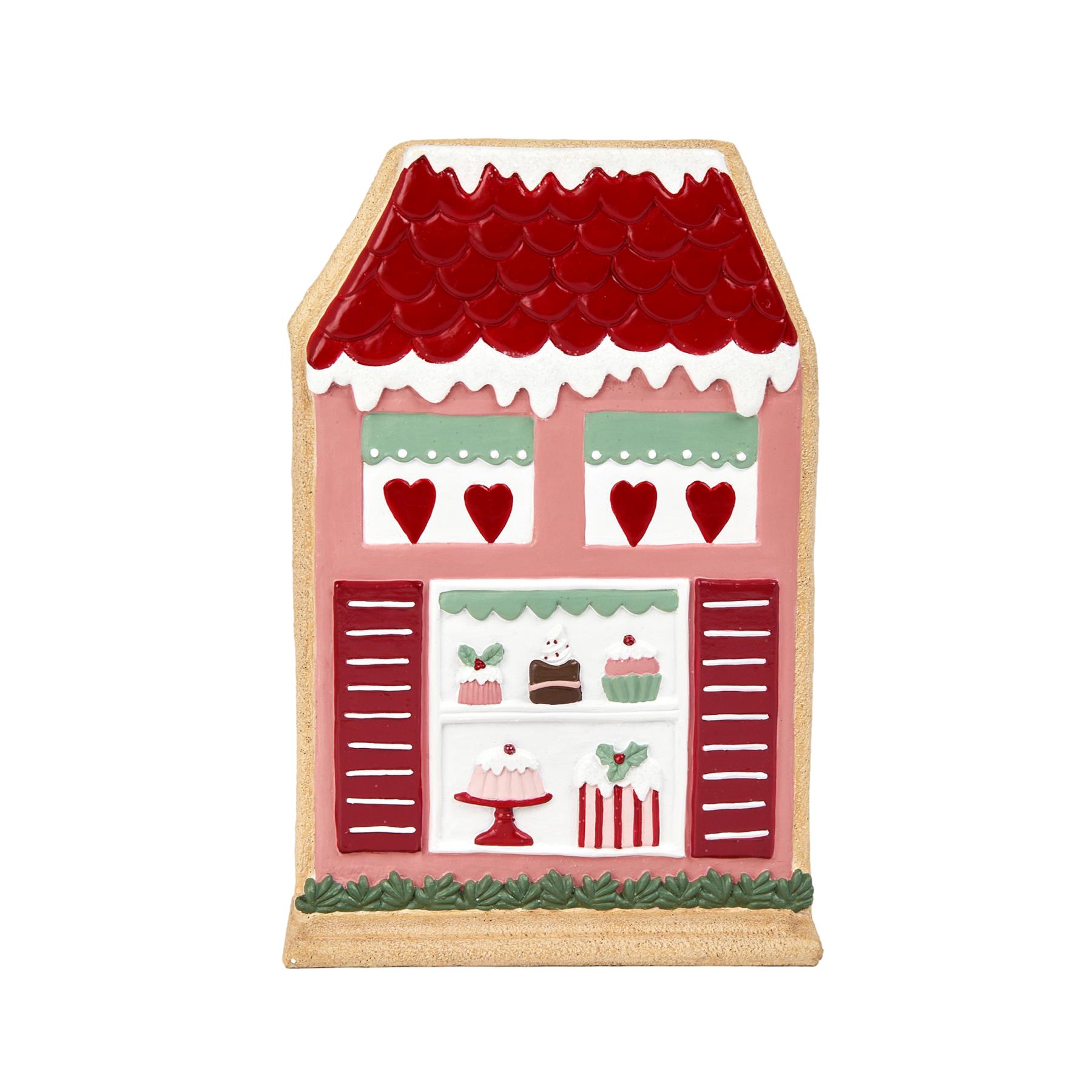 Christmas Cake Shop Facade - Seasonal Decor