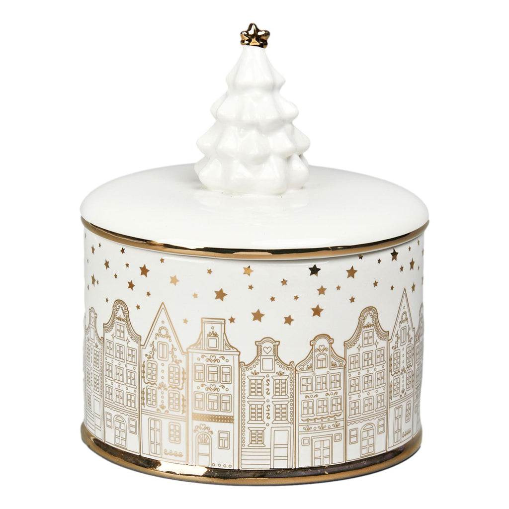 White Gold Jewel Box - Seasonal Decor