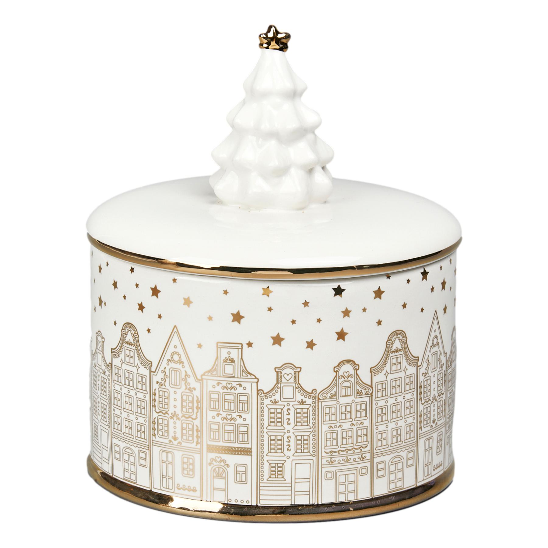 White Gold Jewel Box - Seasonal Decor