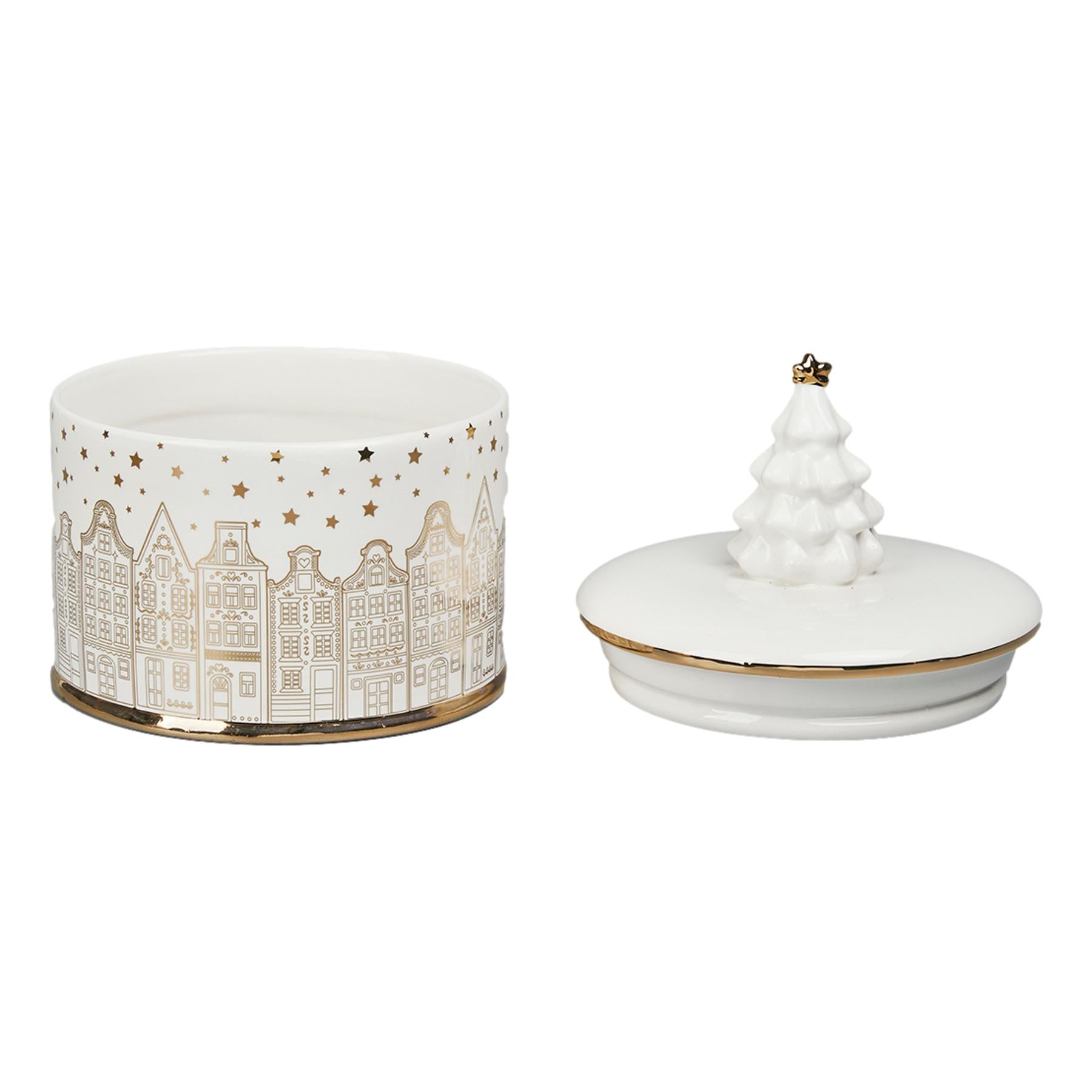 White Gold Jewel Box - Seasonal Decor