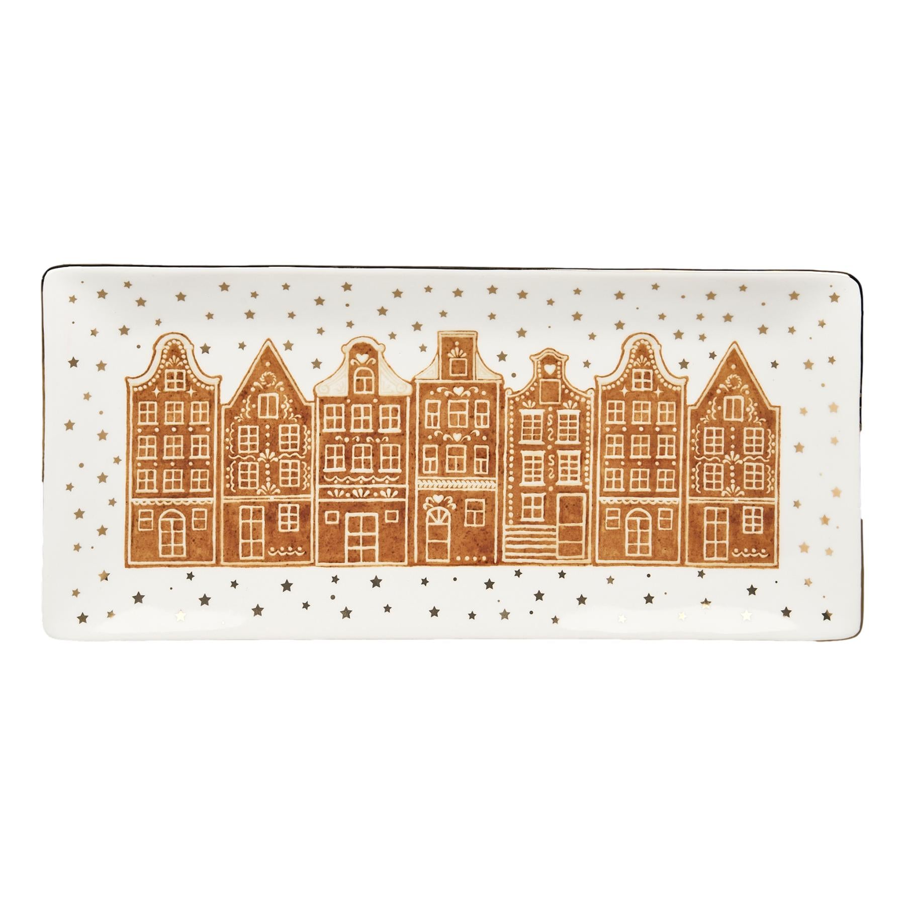 Gingerbread House Tray - Seasonal Decor