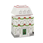 25cm White Roof Xmas Jar