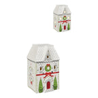 18cm Led White Roof Xmas House