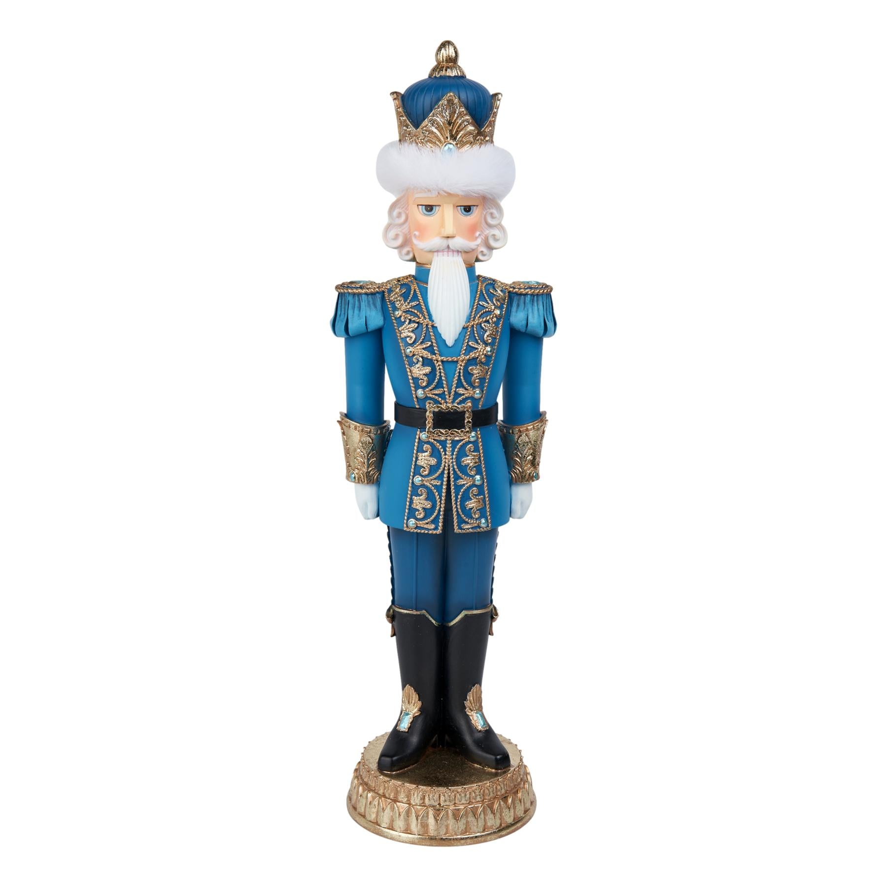 45cm Blue White Versailles Nutcracker - Seasonal Decor