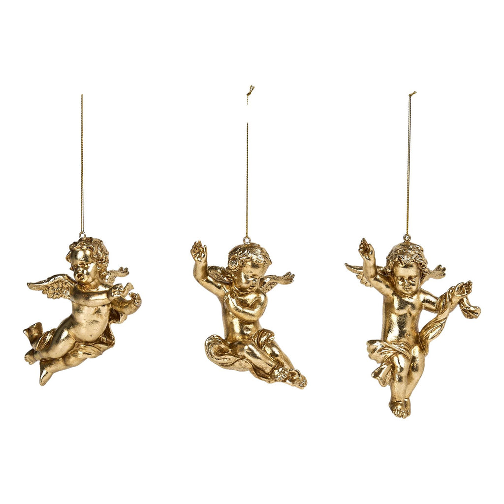 Gold Cherub Hanging Assorted - Seasonal Decor
