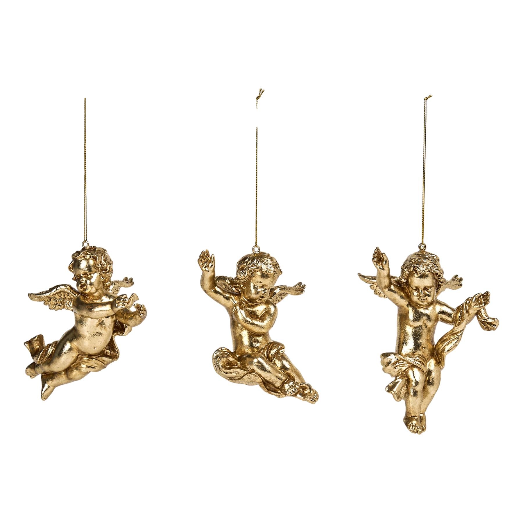 Gold Cherub Hanging Assorted - Seasonal Decor