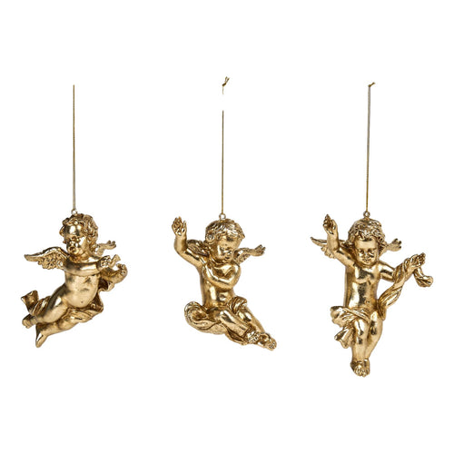 Gold Cherub Hanging Assorted - Seasonal Decor