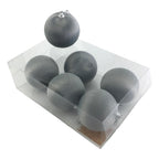 Grey Silk Ball Hanging Box 6 - Seasonal Decor