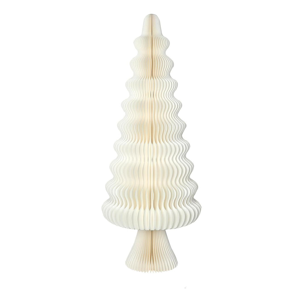 110cm Lush Paper Christmas Tree - Seasonal Decor