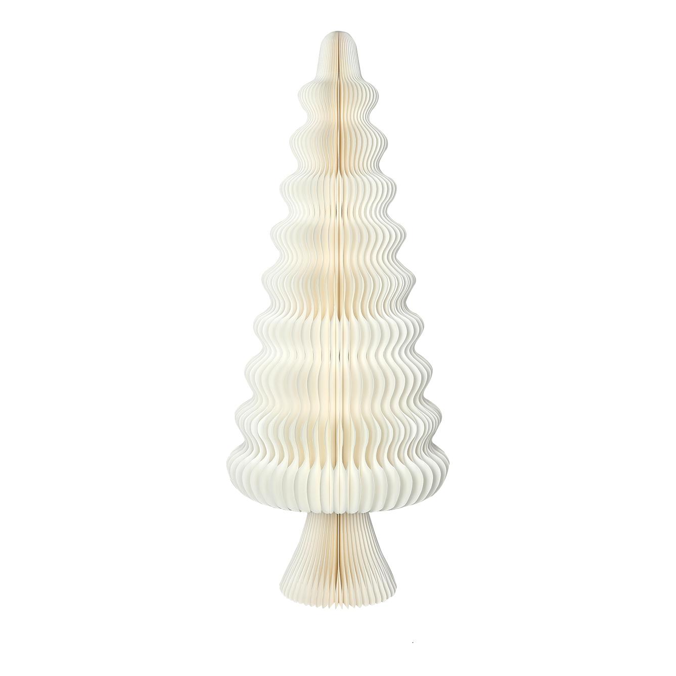 110cm Lush Paper Christmas Tree - Seasonal Decor