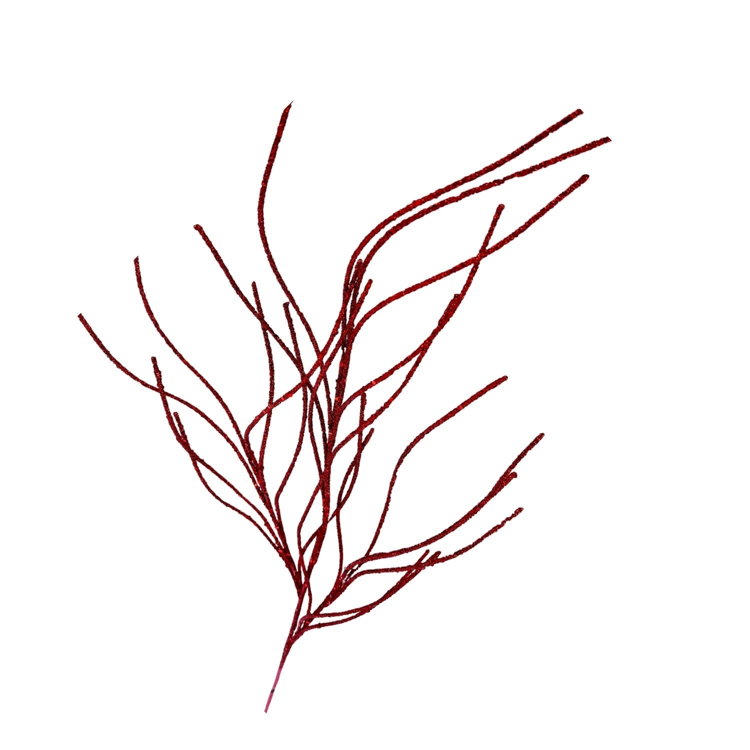 Red Glitter Spray - Seasonal Decor