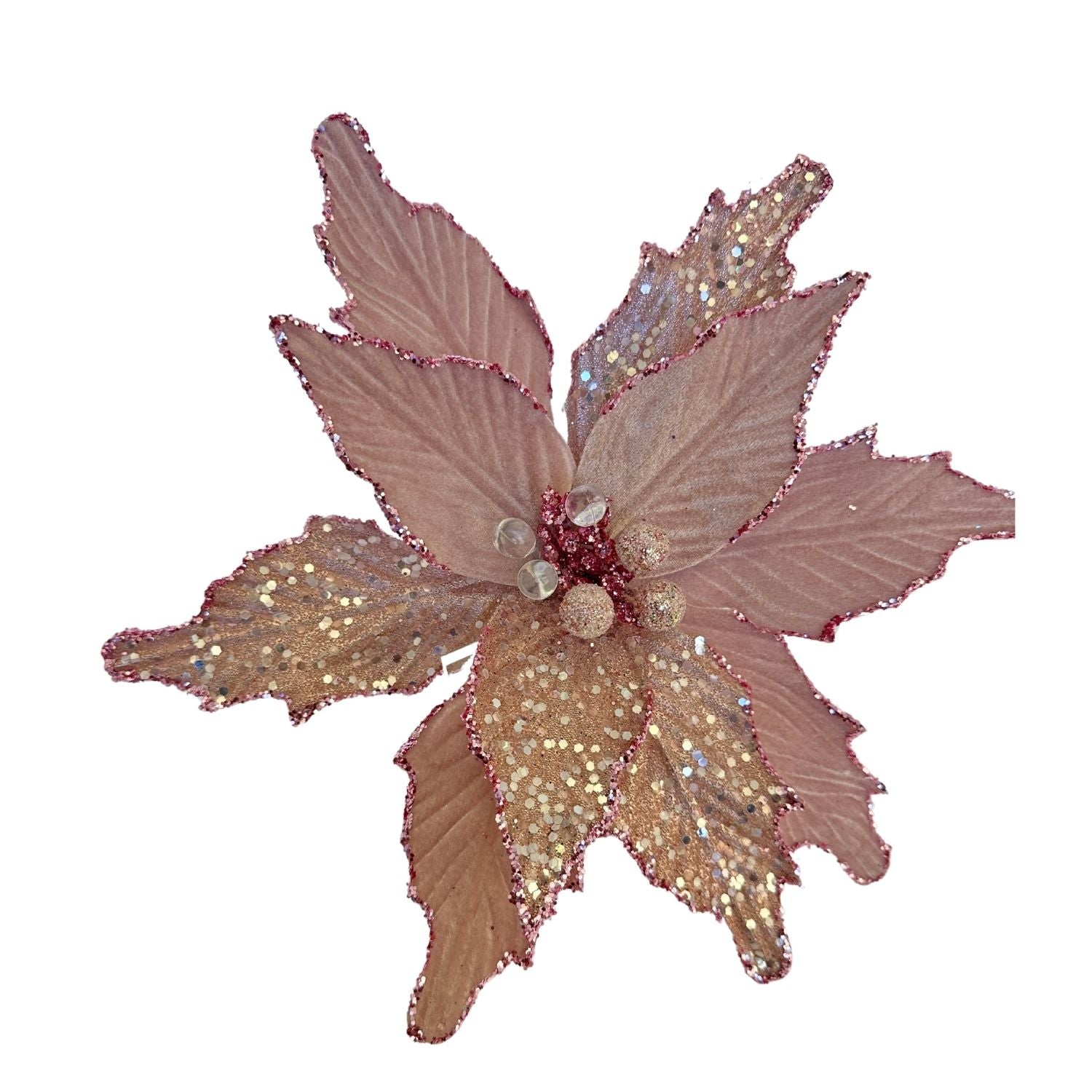 Pink Poinsettia - Seasonal Decor