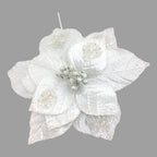 White Poinsettia - Seasonal Decor