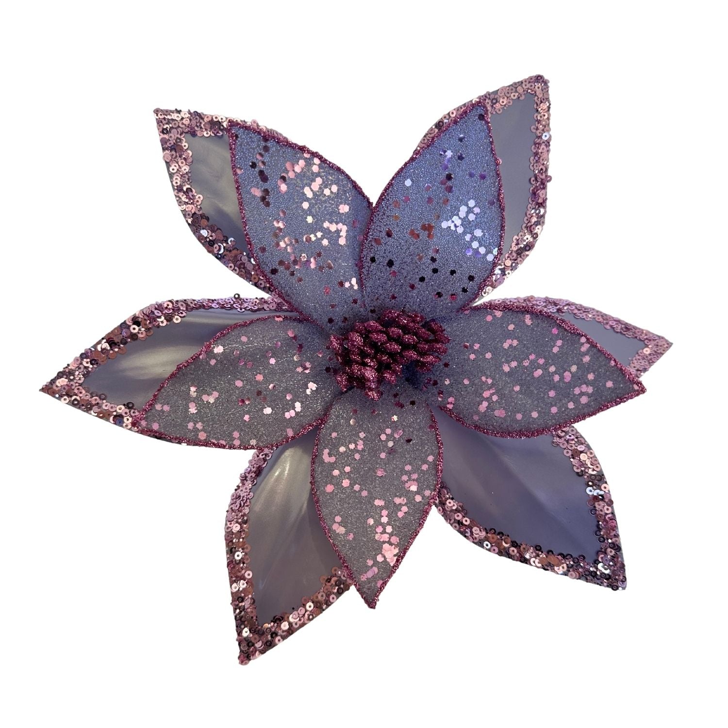 Lilac Double Poinsettia - Seasonal Decor