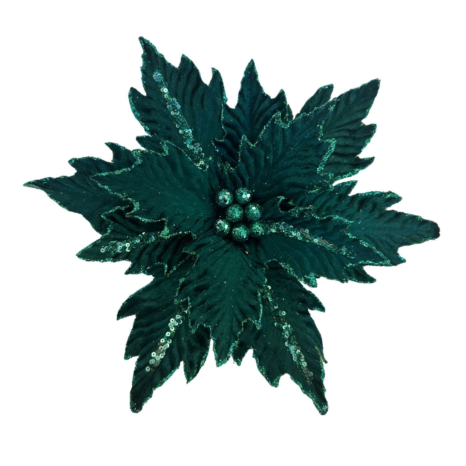 Emerald Poinsettia - Seasonal Decor