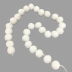 White Ball Garland - Seasonal Decor